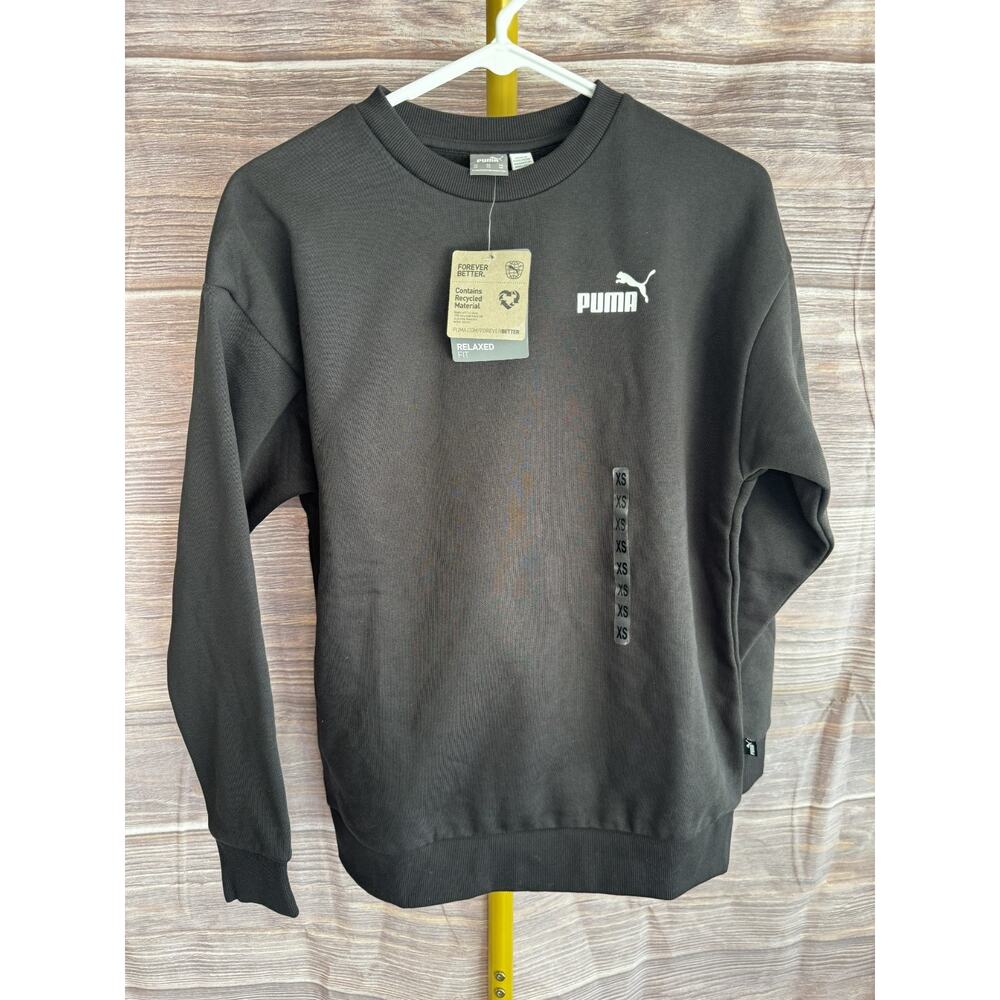 PUMA Essentials Men's Size XS Black Sweatshirt - Picture 7 of 8